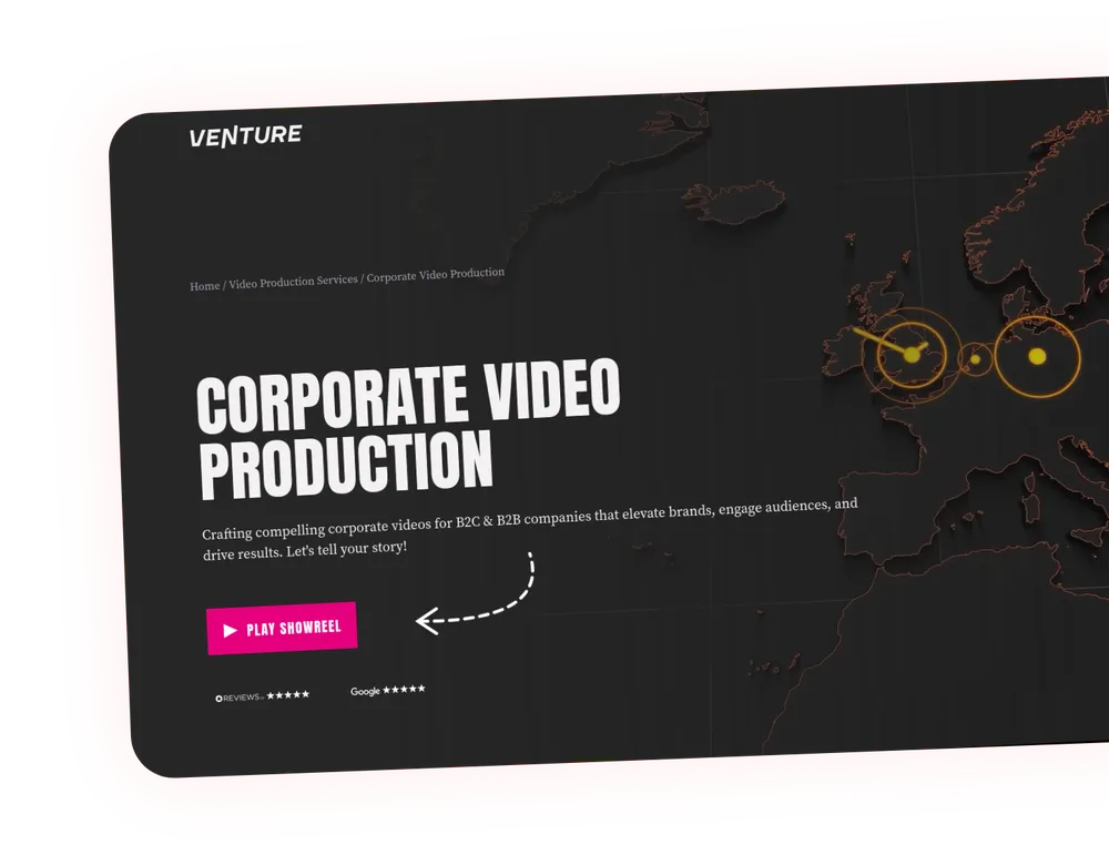 Corporate Website Example