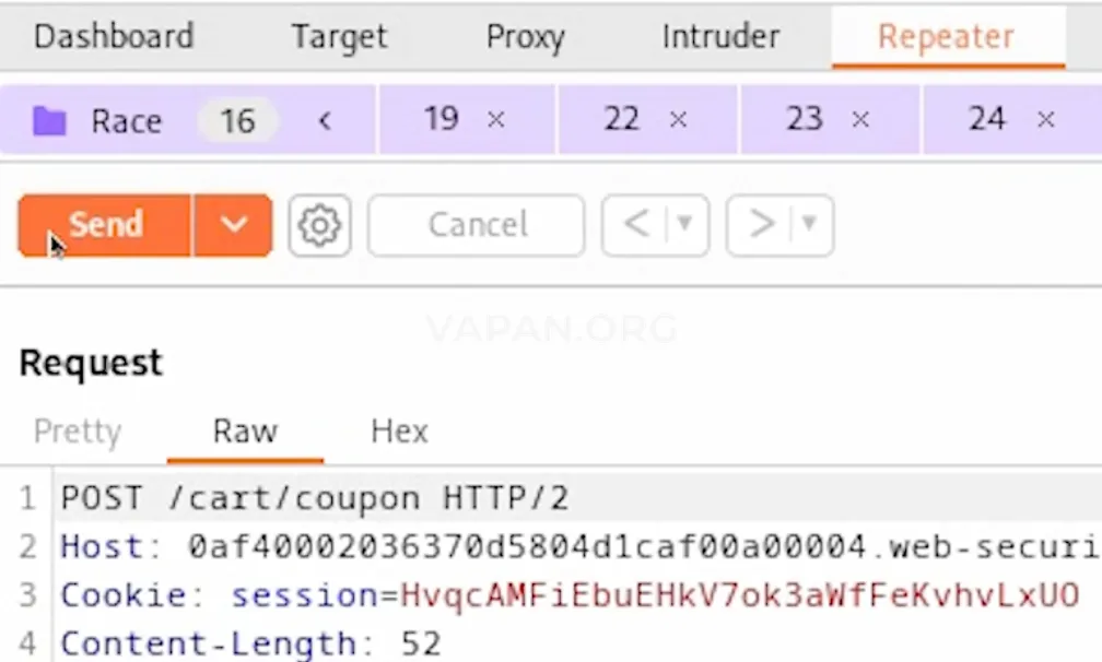 Burp Suite Repeater: Групування запитів Групування запитів у Burp Suite Repeater